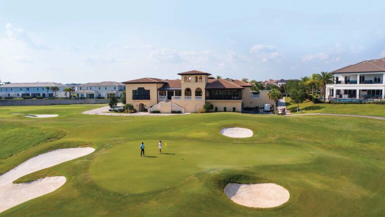 Jack Nicklaus Signature Golf Course and Clubhouse aerial view